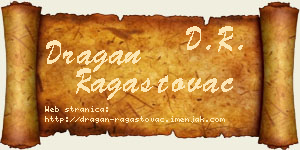 Dragan Ragastovac vizit kartica